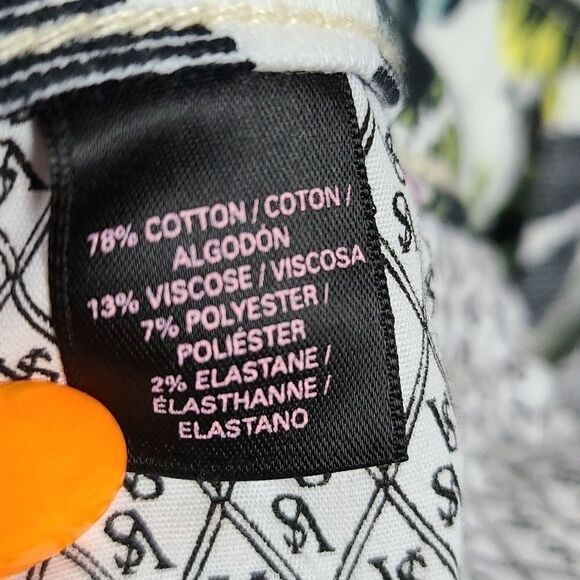 Victoria's Secret VS Mid-Rise Vintage Siren Floral Skinny Jeans Stretch Denim 14 - Picture 10 of 12